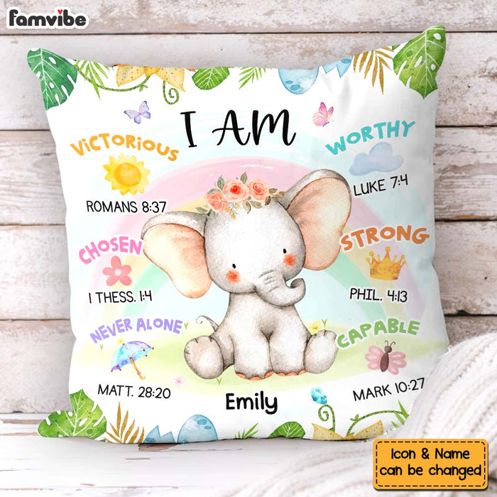Personalized Gift For Grandkids I Am Animal Pillow 32142 1