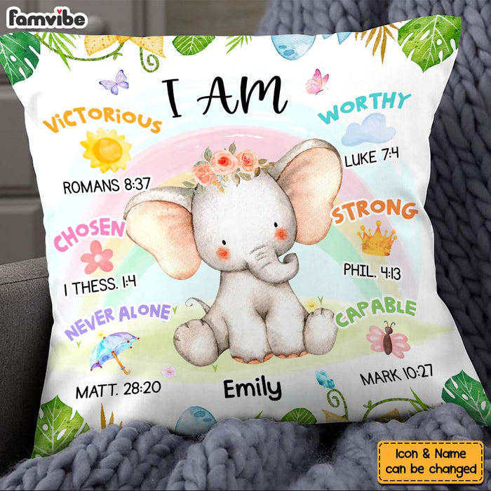 Personalized Gift For Grandkids I Am Animal Pillow 32142 1