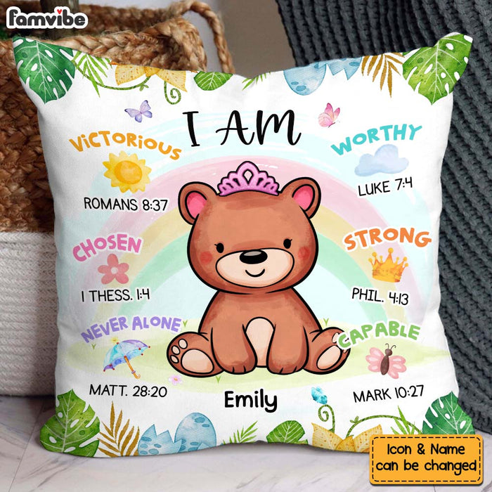 Personalized Gift For Grandkids I Am Animal Pillow 32142 1