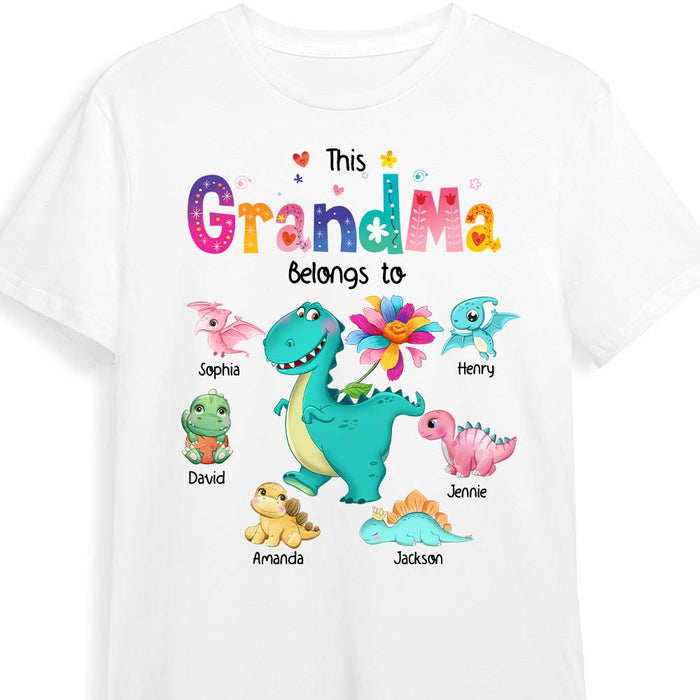 Personalized Gift For Grandma Belongs To Dinosaur Shirt - Hoodie - Sweatshirt 32146 1