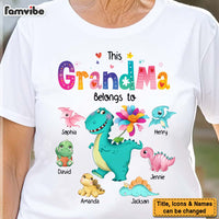 Personalized Gift For Grandma Belongs To Dinosaur Shirt - Hoodie - Sweatshirt 32146 thumb 1