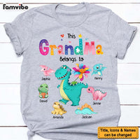 Personalized Gift For Grandma Belongs To Dinosaur Shirt - Hoodie - Sweatshirt 32146 thumb 1