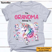 Personalized Gift For Grandma Belongs To Unicorn Shirt - Hoodie - Sweatshirt 32147 thumb 1