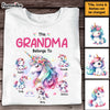 Personalized Gift For Grandma Belongs To Unicorn Shirt - Hoodie - Sweatshirt 32147 1
