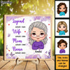 Personalized Gift For Grandma Legend Wife Mom Nana 2 Layered Wooden Plaque 32148 1