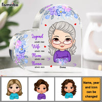 Personalized Gift For Grandma Legend Wife Mom Nana Acrylic Plaque 32149 thumb 1