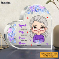 Personalized Gift For Grandma Legend Wife Mom Nana Acrylic Plaque 32149 thumb 1