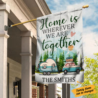 Personalized Camping Garden Flag JN302 85O34 thumb 1