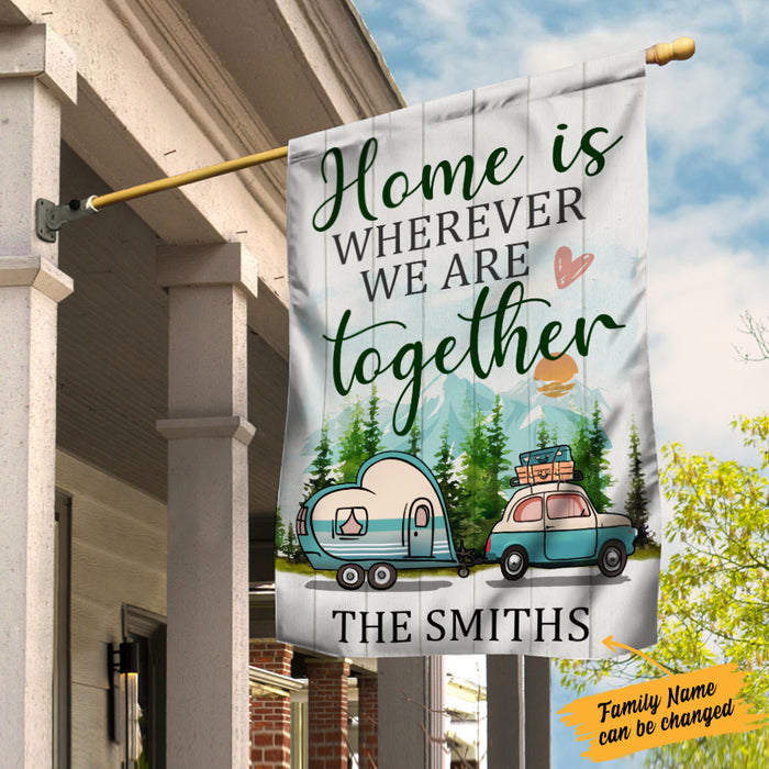 Personalized Camping Garden Flag JN302 85O34 1