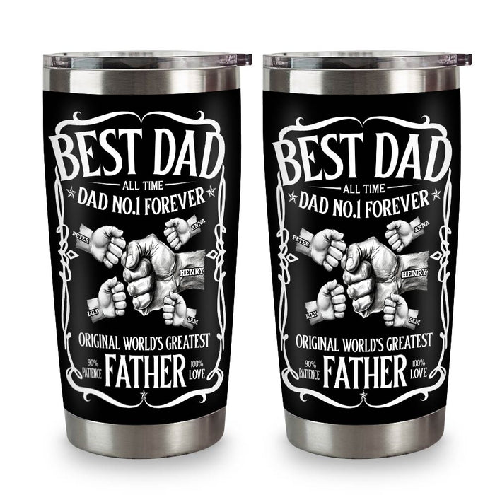 Personalized Gift For Dad World's Greatest Father Tumbler 32152 1