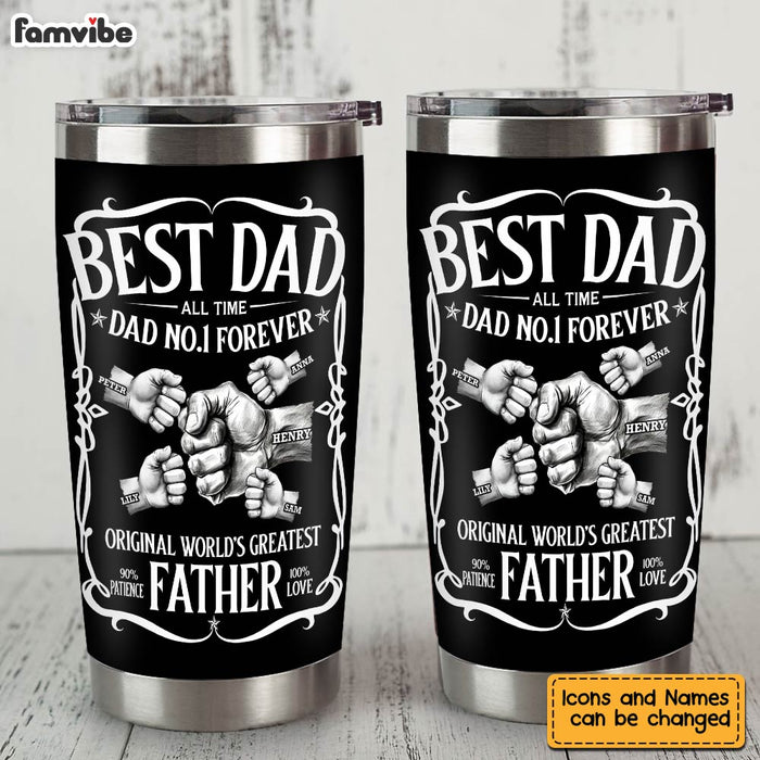 Personalized Gift For Dad World's Greatest Father Tumbler 32152 1