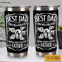Personalized Gift For Dad World's Greatest Father Tumbler 32152 thumb 1