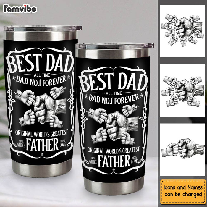 Personalized Gift For Dad World's Greatest Father Tumbler 32152 1