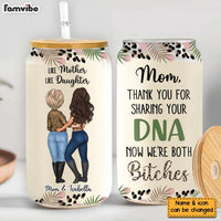 Personalized Gift For Mom Like Mother Like Daughter Glass Can 32153 thumb 1