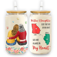 Personalized Gift For Mom Long Distance Glass Can 32155 thumb 1