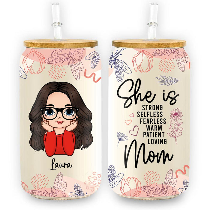 Personalized Gift For Mom Glass Can 32156 1