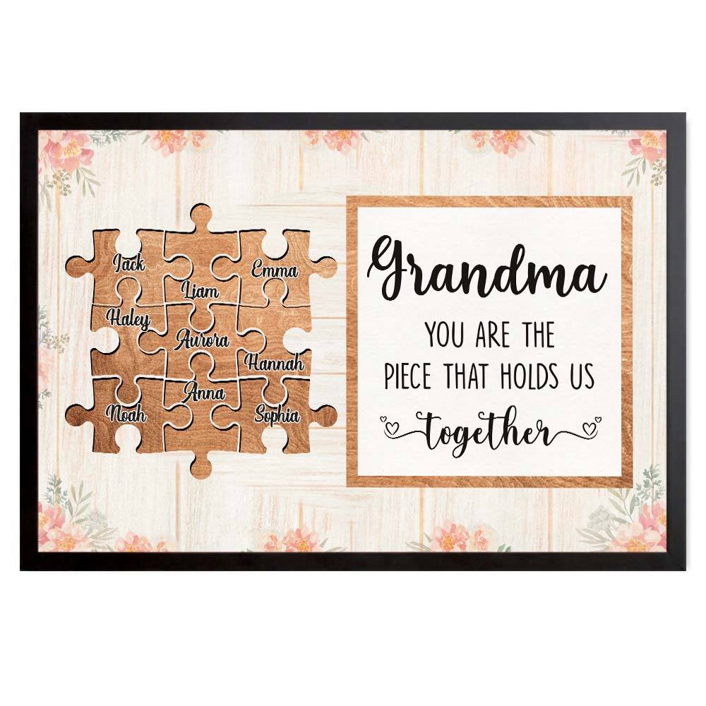 Personalized Gift For Grandma You Are The Piece Poster 32157 Primary Mockup