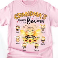 Personalized Gift For Grandma Reasons To Bee Happy Shirt - Hoodie - Sweatshirt 32158 thumb 1