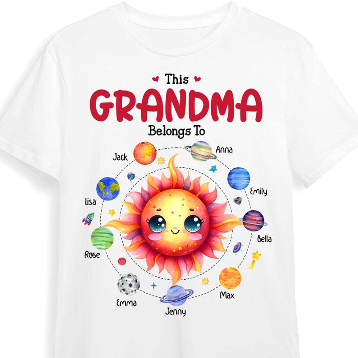 Personalized Gift For Grandma Belongs To Planet Space Shirt - Hoodie - Sweatshirt 32159 1