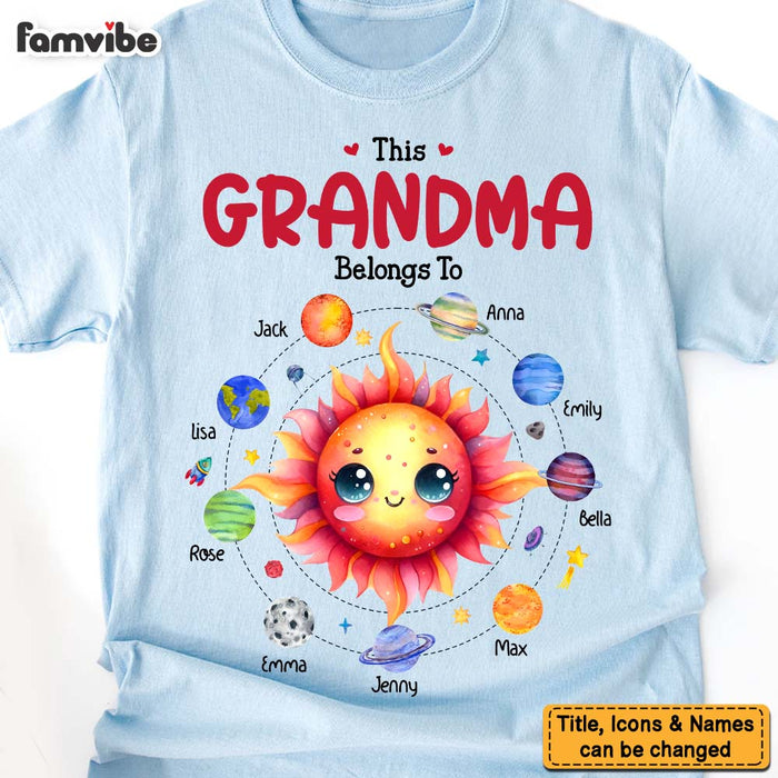 Personalized Gift For Grandma Belongs To Planet Space Shirt - Hoodie - Sweatshirt 32159 1