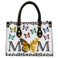 Personalized Gift For Woman Leopard Butterfly Leather Bag 32161 thumb 1
