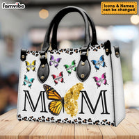 Personalized Gift For Woman Leopard Butterfly Leather Bag 32161 thumb 1