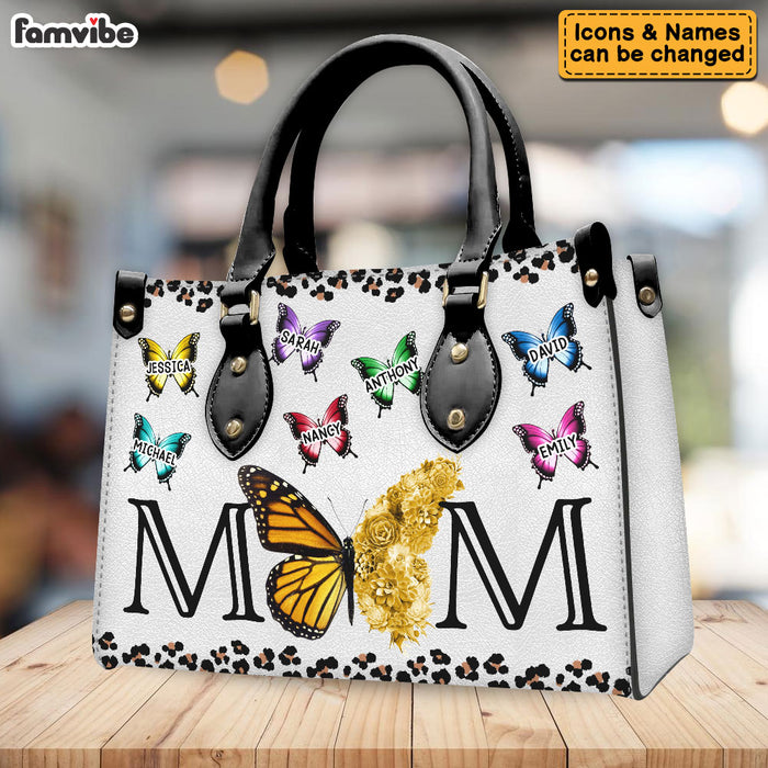 Personalized Gift For Woman Leopard Butterfly Leather Bag 32161 1