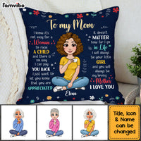 Pesonalized Gift For Mom From Children Pillow 32162 thumb 1