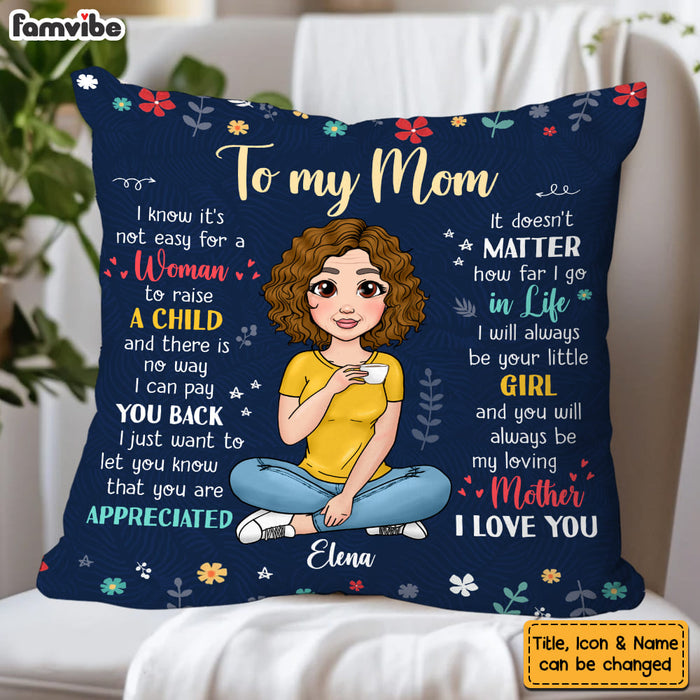 Pesonalized Gift For Mom From Children Pillow 32162 1