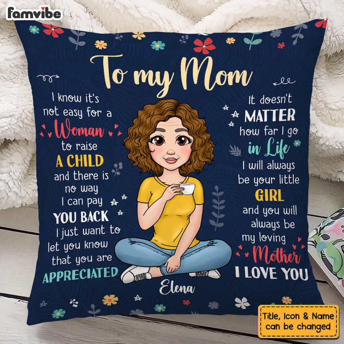 Pesonalized Gift For Mom From Children Pillow 32162 1