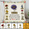 Personalized Flower Art My Mommy You'll Be Pillow 32163 1