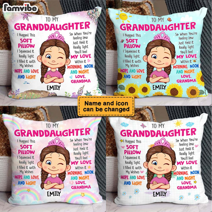 Personalized Gift For Granddaughter Hug This Pillow 32165 1