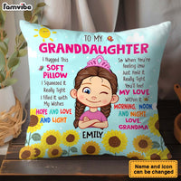 Personalized Gift For Granddaughter Hug This Pillow 32165 thumb 1