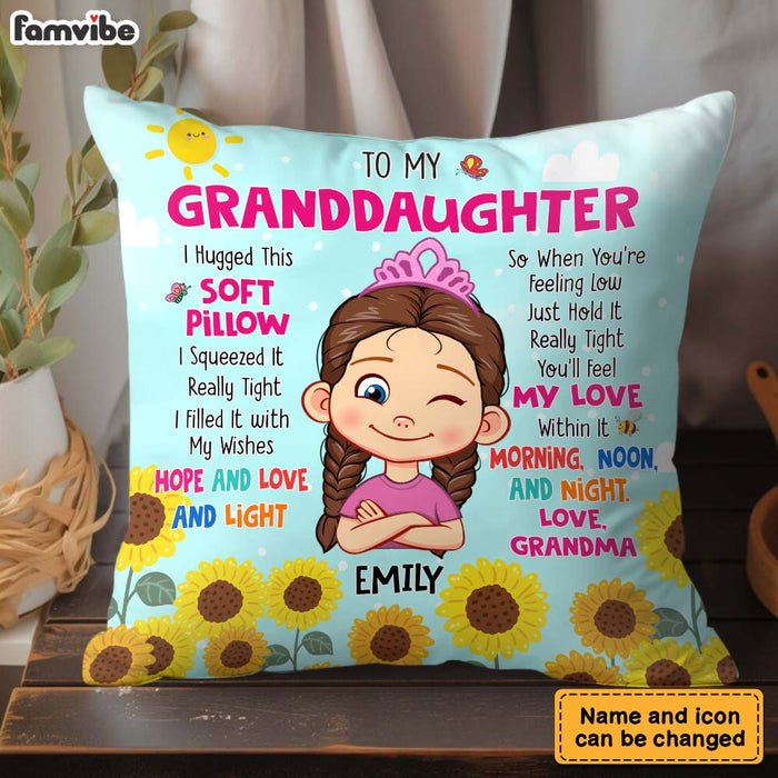 Personalized Gift For Granddaughter Hug This Pillow 32165 1