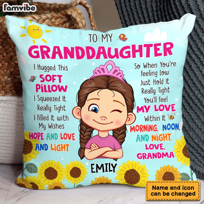 Personalized Gift For Granddaughter Hug This Pillow 32165 1