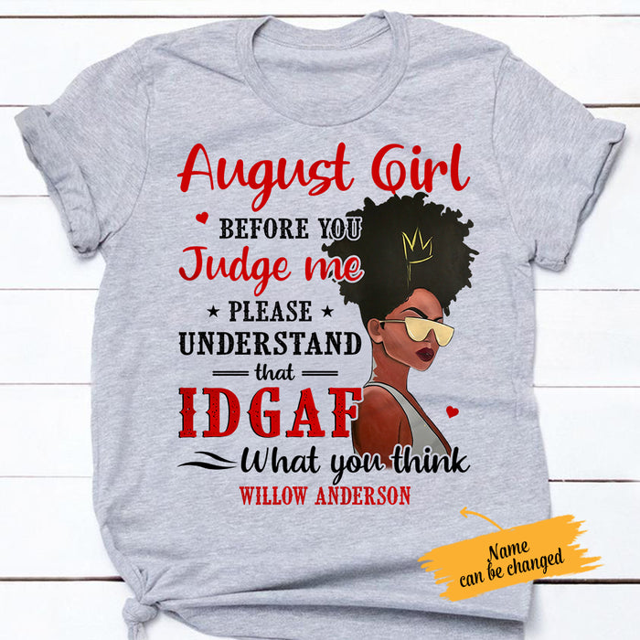 Personalized BWA  Judge Me White T Shirt JL131 30O65 1