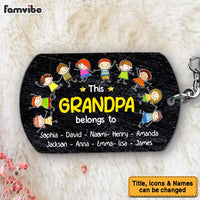 Personalized Gift For Grandpa Belongs To Aluminum Keychain 32170 thumb 1