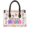 Personalized Gift For Grandma Blessed To Be Called Nana Leather Bag 32171 1