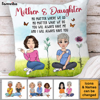 Personalized Gift For Mother And Daughter Pillow 32178 thumb 1