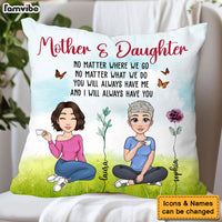 Personalized Gift For Mother And Daughter Pillow 32178 thumb 1
