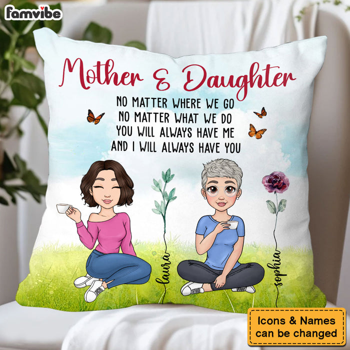 Personalized Gift For Mother And Daughter Pillow 32178 1