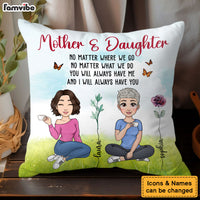 Personalized Gift For Mother And Daughter Pillow 32178 thumb 1
