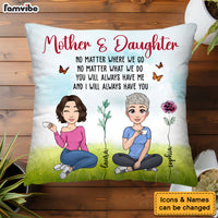 Personalized Gift For Mother And Daughter Pillow 32178 thumb 1
