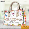Personalized Gift For Grandma We Love You Leather Bag 32179 1