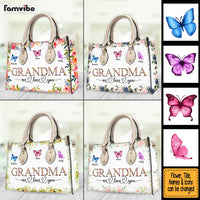 Personalized Gift For Grandma We Love You Leather Bag 32179 thumb 1
