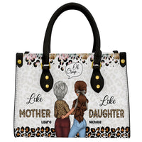 Personalized Gift For Mom Like Mother Like Daughter Leather Bag 32194 thumb 1