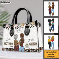 Personalized Gift For Mom Like Mother Like Daughter Leather Bag 32194 thumb 1