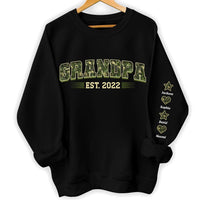 Personalized Gift For Grandpa Est Name Unisex Sleeve Printed Standard Sweatshirt 32196 thumb 1