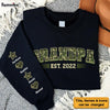 Personalized Gift For Grandpa Est Name Unisex Sleeve Printed Standard Sweatshirt 32196 1