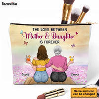 Personalized Gift For Mother And Daughter Love Is Forever Cosmetic Bag 32201 thumb 1